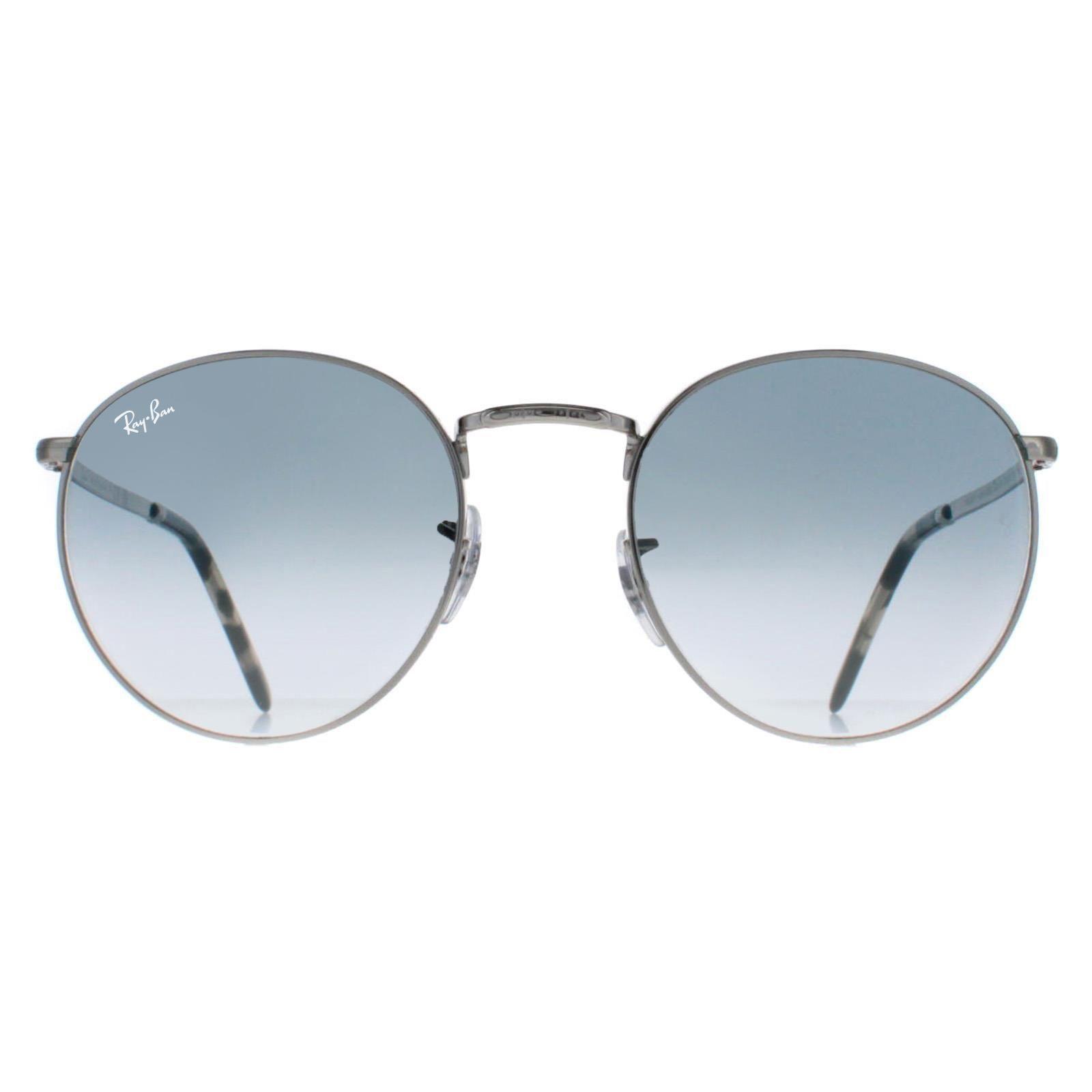 Round Silver Blue Gradient RB3637 New Round by RAY-BAN Round Silver Blue Gradient RB3637 New Round by RAY-BAN