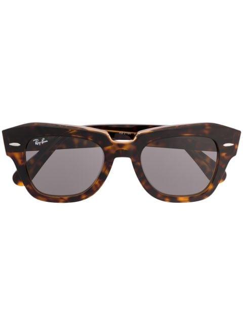 State Street tortoiseshell-effect sunglasses by RAY-BAN