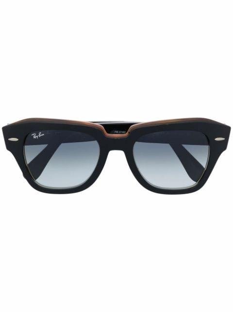 State street square-frame sunglasses by RAY-BAN