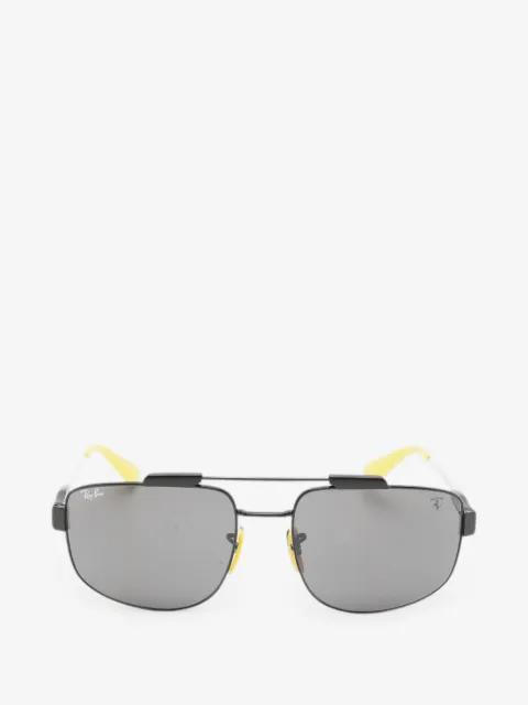 double-bridge geometric-frame sunglasses by RAY-BAN