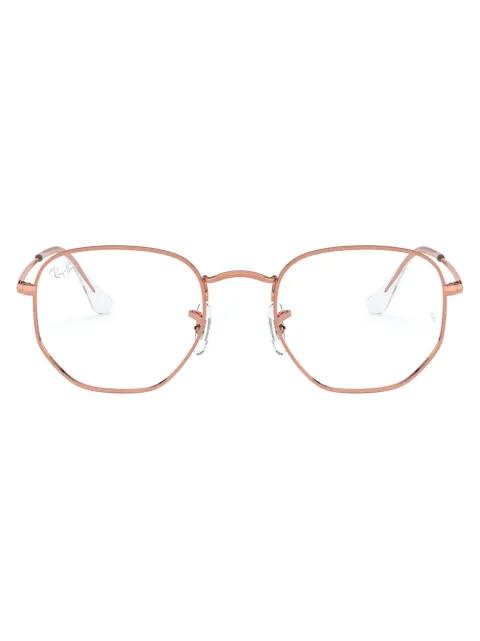 geometric-frame glasses by RAY-BAN