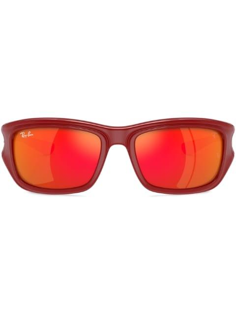 gradient-lenses rectangle-frame sunglasses by RAY-BAN