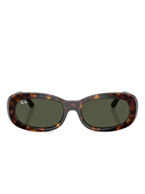 havana oval-frame sunglasses by RAY-BAN
