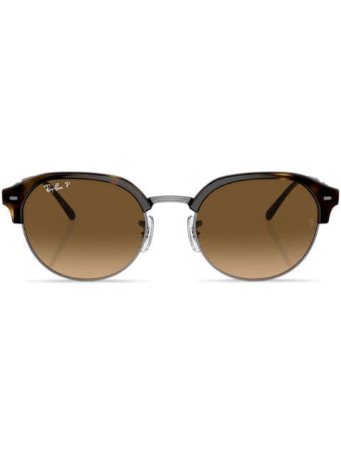 logo-print round-frame sunglasses by RAY-BAN