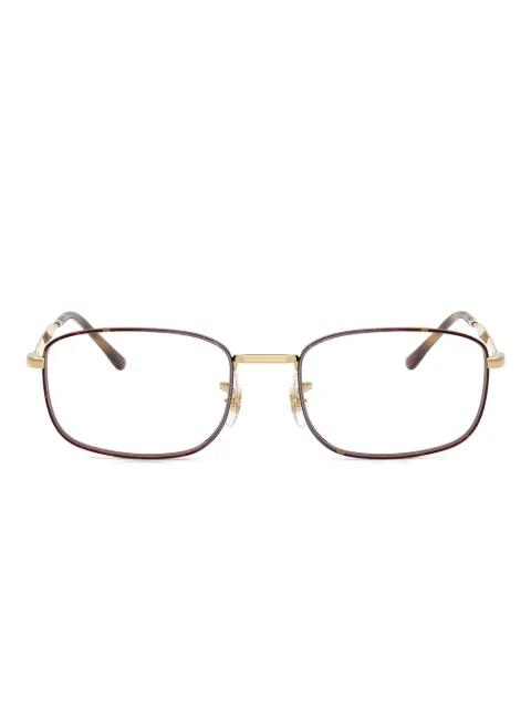 metal rectangle glasses by RAY-BAN