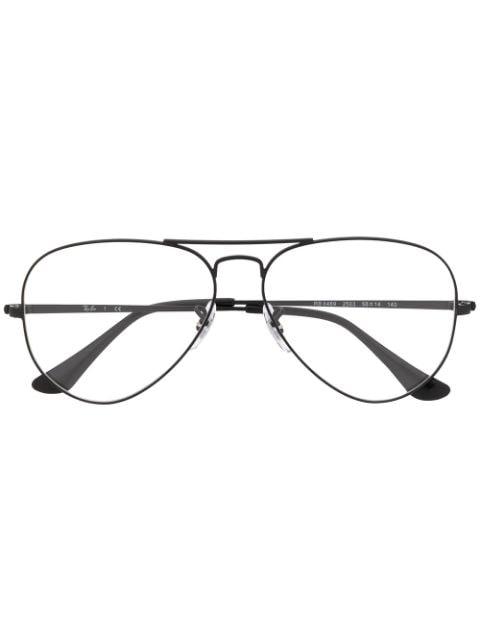 oversized round frame glasses by RAY-BAN