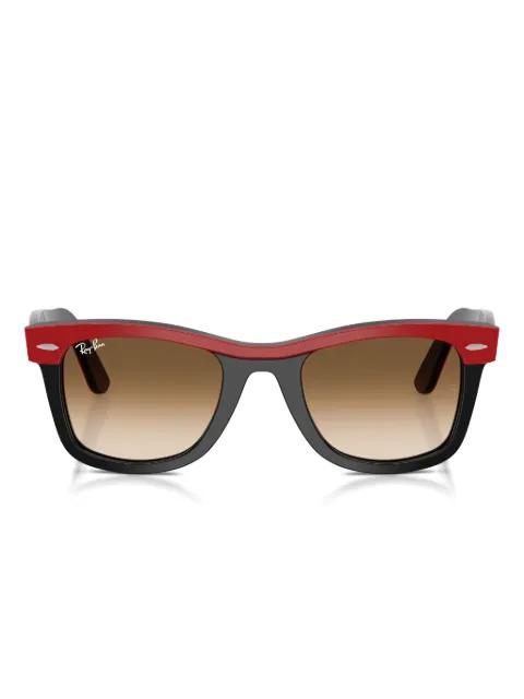 rim-detail square-frame sunglasses by RAY-BAN