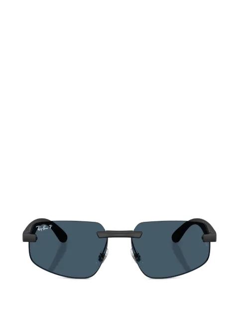 rimless rectangle-frame sunglasses by RAY-BAN