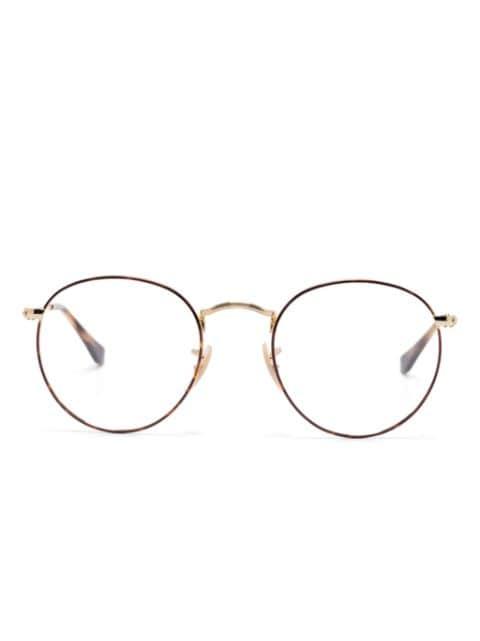 round-frame glasses by RAY-BAN