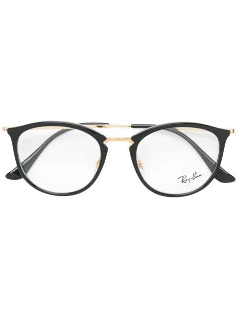 round-frame glasses by RAY-BAN