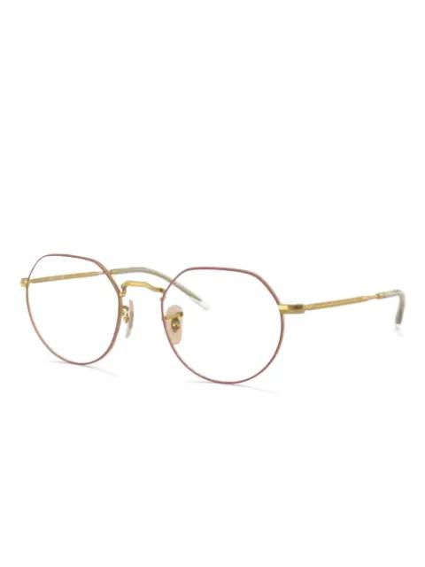 round-frame glasses by RAY-BAN