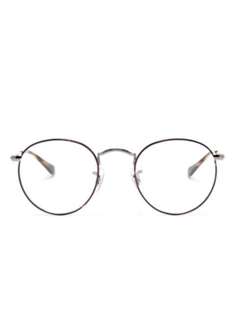 round-frame glasses by RAY-BAN