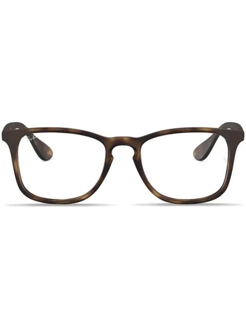 tortoiseshell-effect glasses by RAY-BAN