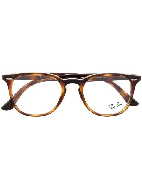 tortoiseshell frame glasses by RAY-BAN