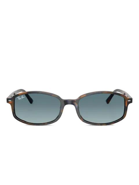 tortoiseshell rectangle sunglasses by RAY-BAN