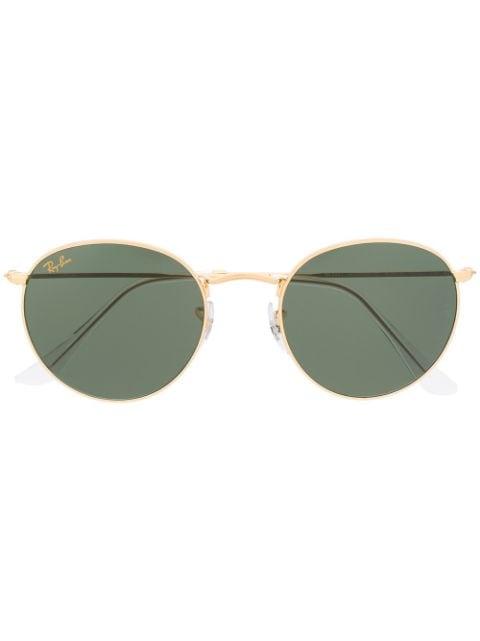 two-tone round-frame sunglasses by RAY-BAN