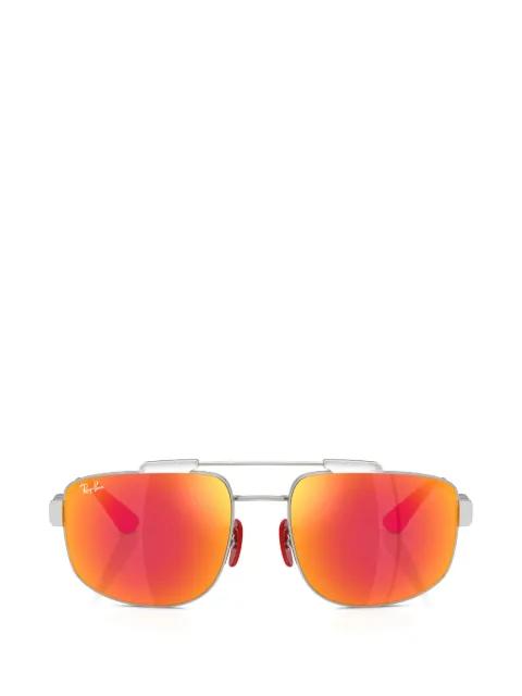 x Scuderia Ferrari rectangle-frame sunglasses by RAY-BAN