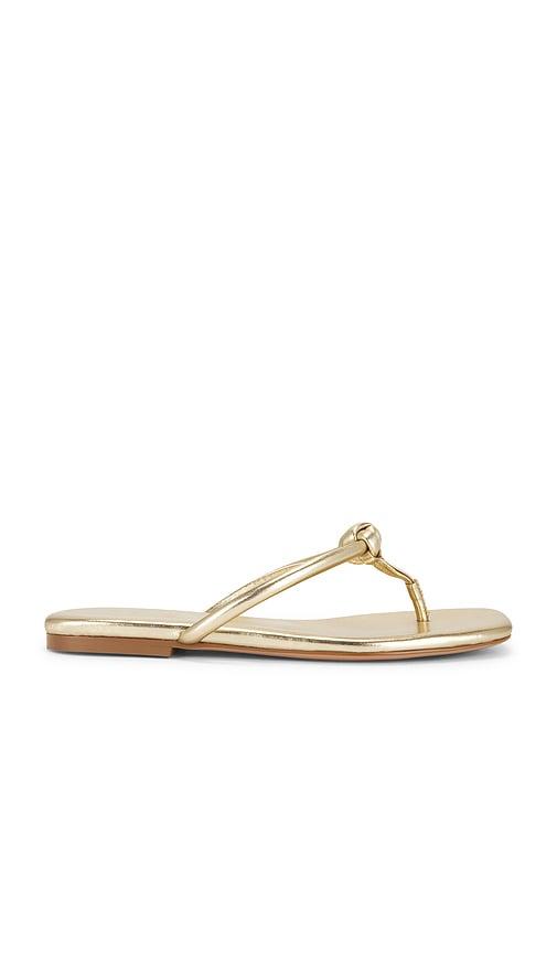 RAYE Aarav Sandal in Metallic Gold by RAYE
