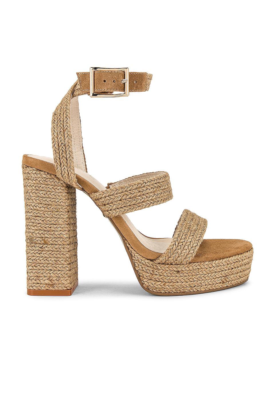 RAYE Akita Heel in Tan by RAYE