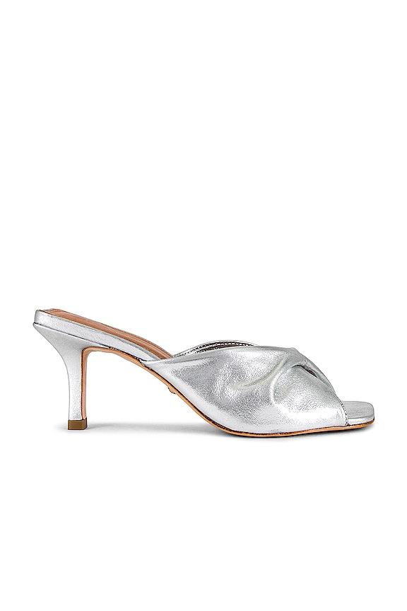 RAYE Dane Heel in Metallic Silver by RAYE