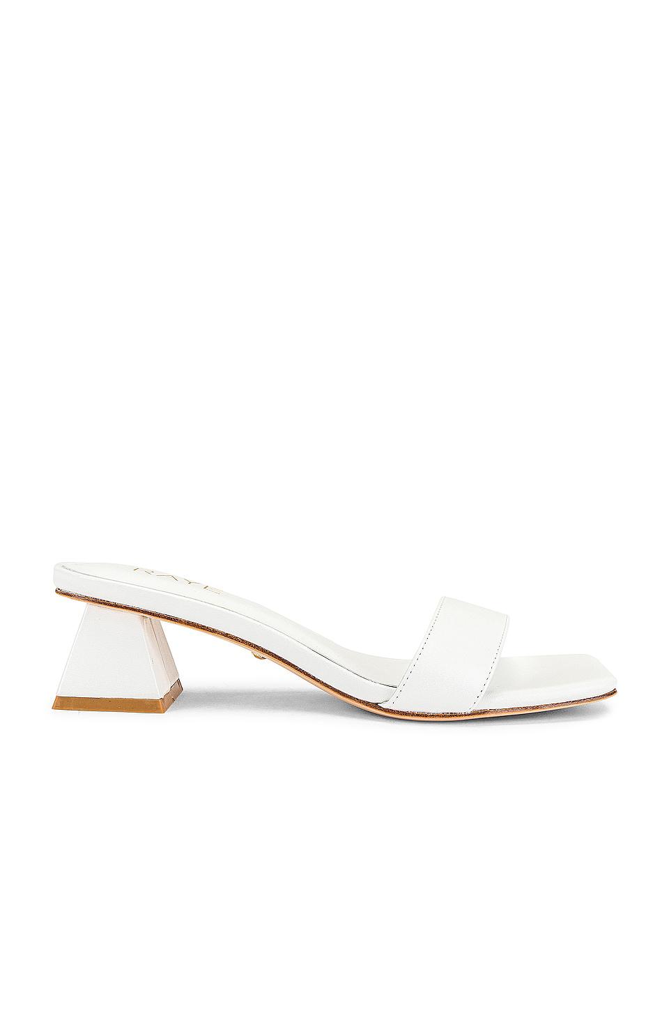 RAYE Julie Heel in White by RAYE