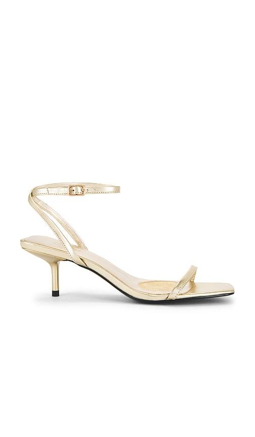 RAYE Misty Sandal in Metallic Gold by RAYE