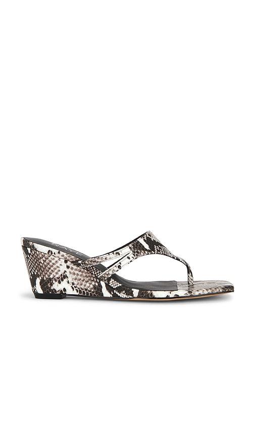 RAYE Raquel Wedge in Taupe,White by RAYE