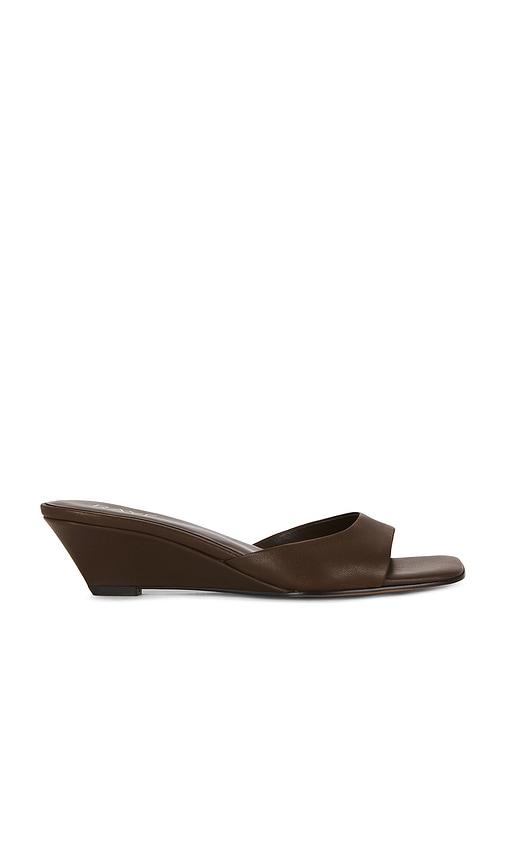 RAYE Reina Wedge in Chocolate by RAYE