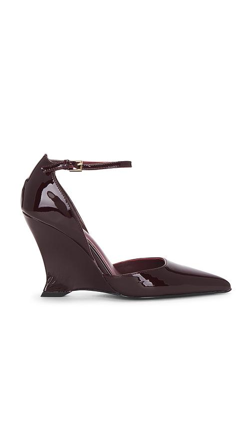RAYE Rivington Wedge in Burgundy by RAYE