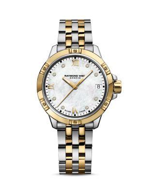 Tango Two Tone Watch with Diamonds by RAYMOND WEIL