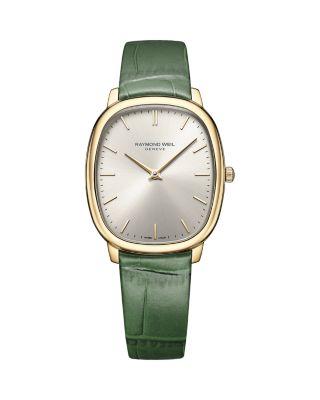 Toccata Heritage Quartz Leather Strap Watch by RAYMOND WEIL
