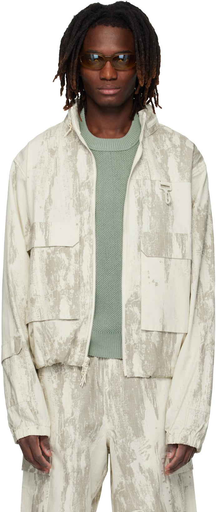 Beige & Gray Sierra Jacket by RCOS