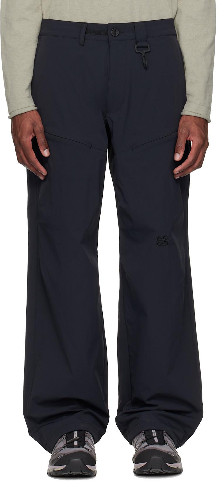 Black SS.WR Reyes Cargo Pants by RCOS