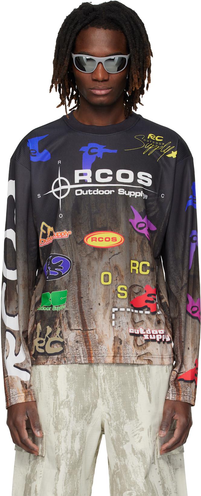 Black & Khaki Owens Jersey T-shirt by RCOS