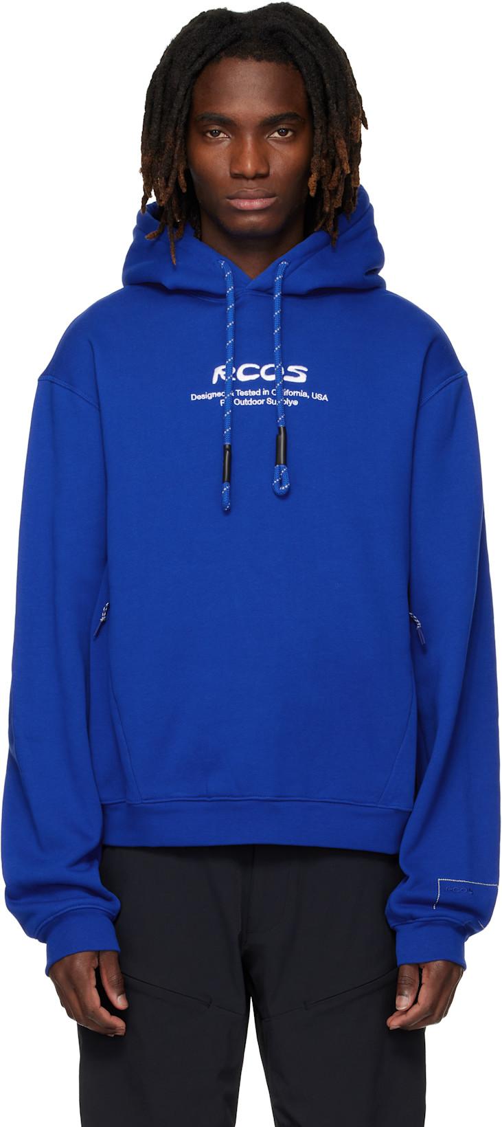 Navy Script Hoodie by RCOS