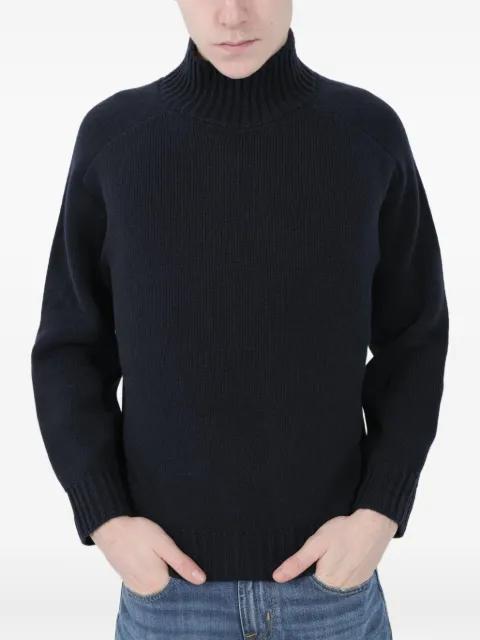 roll neck ribbed sweater by RE_BRANDED