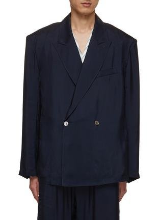 Double Breasted Blazer by RE: BY MAISON SANS TITRE