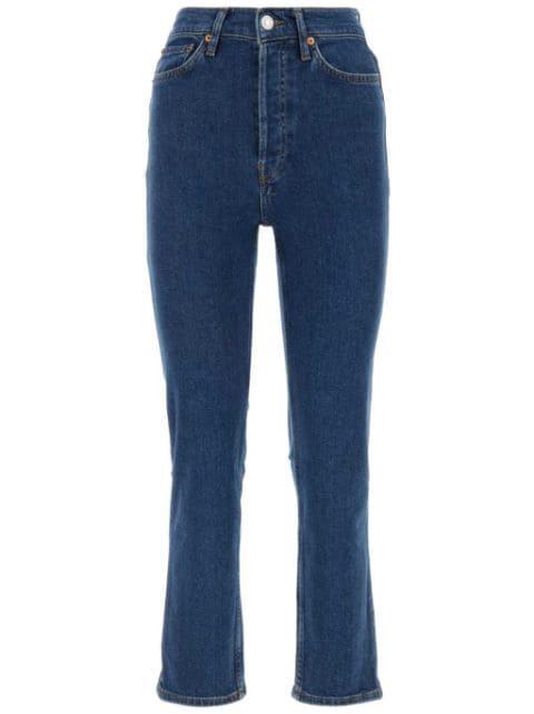 '70s Ultra Rise cropped jeans by RE/DONE