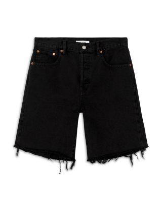 90s Comfy Mid Rise Jean Shorts in Crema by RE/DONE