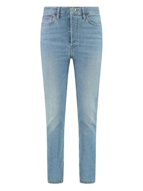 90s logo-appliqué jeans by RE/DONE