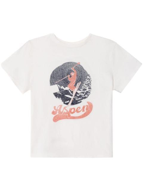 Aspen print T-shirt by RE/DONE