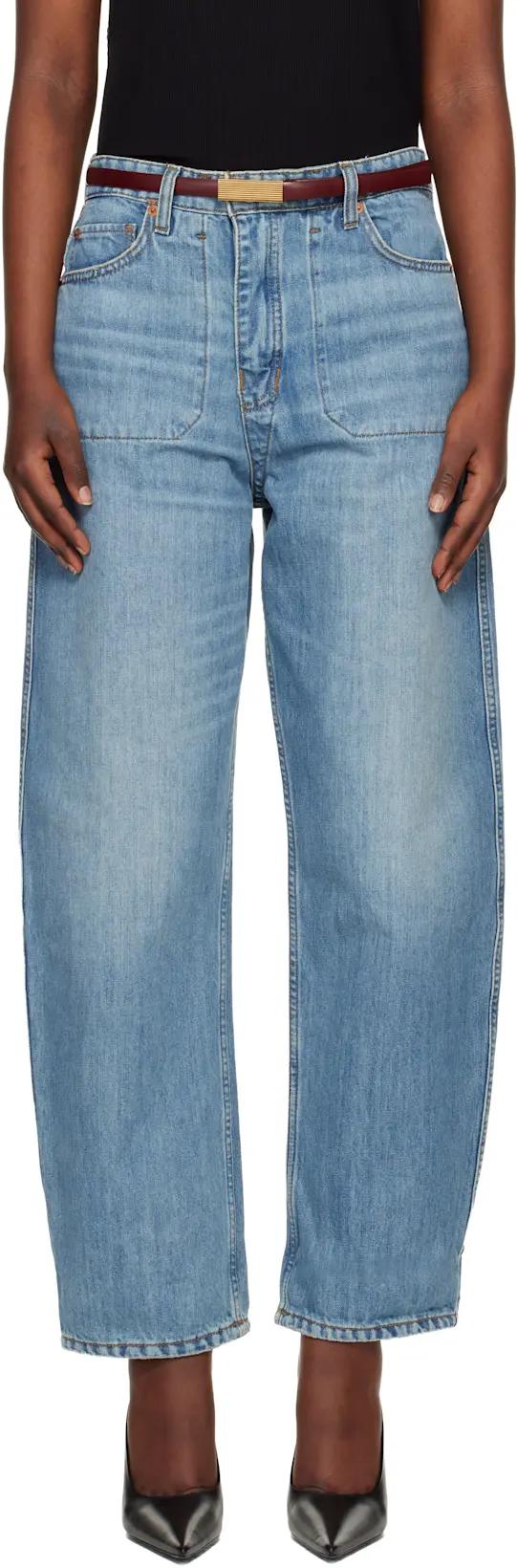 Blue 'The Rewind' Reversible Jeans by RE/DONE