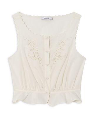 Jerry Tank Blouse by RE/DONE