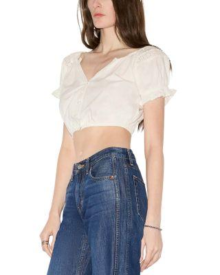 Pattie Puff Sleeve Blouse by RE/DONE