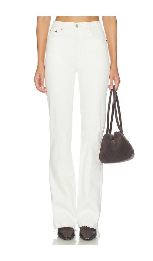 RE/DONE 70s Bootcut Jean in Cream by RE/DONE