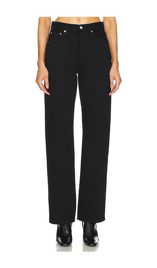 RE/DONE 90s High Rise Loose Jeans in Black by RE/DONE
