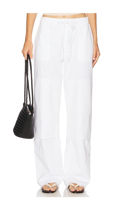 RE/DONE Beach Pant in White by RE/DONE