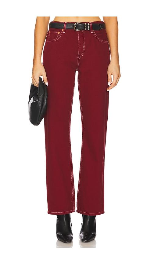 RE/DONE The Standard Jeans in Red by RE/DONE