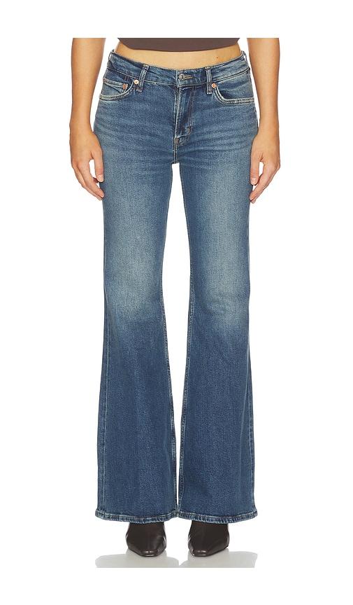 RE/DONE The Strutter Wide Leg & Flare Jean in Blue by RE/DONE