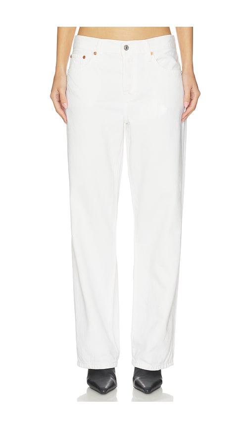 RE/DONE The Thrasher Straight Leg Jean in Ivory by RE/DONE